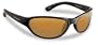 Flying Fisherman Key Largo Polarized Sunglasses (Matte Black Frame, Amber Lenses)