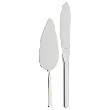 WMF-Bistro 2 Piece Cake Set In 18/10 Stainless Steel-1288346040