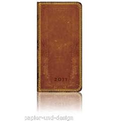 Paperblanks Buchkalender Handarbeit Schlank mit Magnetverschluss  horizontal