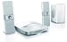 Philips HTS9241/12 2.1 3D Blu-ray Heimkinosystem (HDMI, Full-HD, Upscaler 1080p, DivX-zertifiziert, Apple iPod/iPhone Dock, USB) weiß