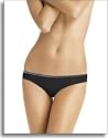 Calvin Klein Signatur Logo String schwarz