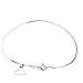 Bracelets, Anklets by Joyful Creations Sterling Silver Heart Charm Serpentine Nickel Free Chain Anklet Italy, 9.5