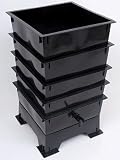 Worm Factory DS5BT 5-Tray Worm Composter – Black