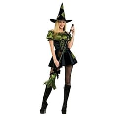 Rubies 2 888885 - Damenkost�m Green Patch Witch (inkl. Hexenhut)