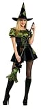 Rubies 2 888885 - Damenkost�m Green Patch Witch (inkl. Hexenhut)