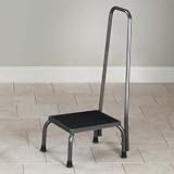 Economy step stool with handrail packed 2/box