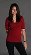American Apparel Baby Rib 1/2 Sleeve U-Neck Tee - Ships in 24 Hours!