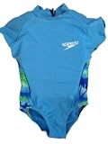 Girls Blue Speedo Polywog Swimming Suit