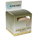 Kinesio Tex Gold Wave, Latex-Free, Water-Resistant - Beige, 3" X 16.4' #15034