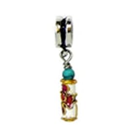 Dangling Multi Colored Filligre Oriana Bead - Pandora Bead & Bracelet Compatible
