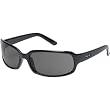 Suncloud Optics Uptown Injected Frames Polarized Outdoor Sunglasses w/ Free B&F Heart Sticker - Black/Gray