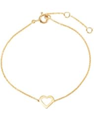 Heart Design Bracelet 14K Yellow 650111