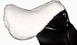 New White Fleece English Saddle Seat Saver [Misc.]