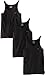 Emporio Armani Men's 3-Pack Tank Top Regular Fit, Black, Medium