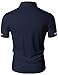Mens Casual Short Sleeve Point Polo T-shirt (076D)