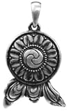Dharma Wheel Pendant Collectible Medallion Necklace Accessory Jewelry