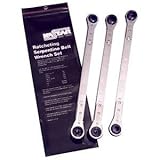 Kastar Hand Tools 5344 3-Pc. Universal Ratcheting Serpentine Belt Wrench Set