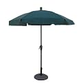 Garden Patio Umbrella and Base Set Forest Green - 7.5'