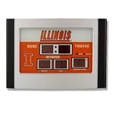 Illinois Fighting Illini Clocks - 6.5 x 9 Desk Scoreboard