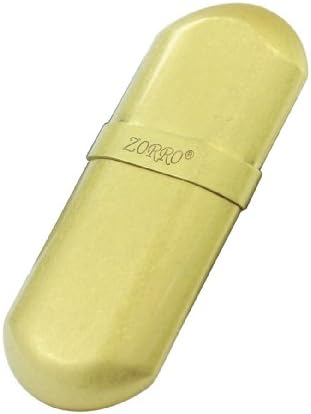 Vintage portable mini copper shell a lighter wheel retro creative