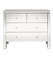 Mirrored 4-Drawer Chest