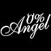 Women's Sweatshirt : 0% Angel - Funny Trendy