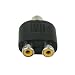 HDE RCA Audio Video Splitter Adapter (RCA F to 2 RCA F)
