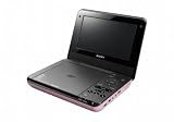 Sony DVP-FX770P Tragbarer DVD-Player (17,7 cm (7 Zoll) Display, DivX, 2 Kopfh&ouml;rerausg&auml;nge, USB 2.0) pink
