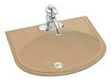 Kohler Devonshire K-2279-4-33 Bathroom Self Rimming Sinks Mexican Sand