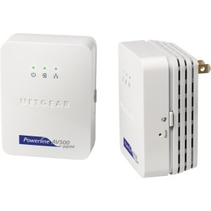 Netgear XAVB5001 Powerline Network Adapter Kit. POWERLINE AV 500 ADAPTER KIT PH-NIC. 1 x Powerline, 1 x 10/100/1000Base-T Network - 500 Mbps