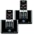 BT Domus Twin Handset Dect Cordless Phone - Black & Silver