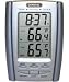 General Tools DTH850 Indoor/Outdoor Thermometer & Clock w/Humidity Display, White