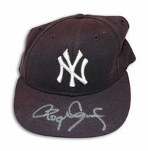 Autographed Roger Clemens New York Yankees Fitted Hat Autographed - Autographed MLB Helmets and Hats