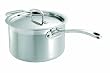 Le Creuset Tri-Ply Stainless Steel 4-Quart Covered Saucepan