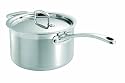 Le Creuset 3-Ply Stainless Steel Saucepan with Lid, 20 cm