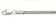 SILVER OXIDIZED ITALIAN FOX TAIL 3MM CHAIN