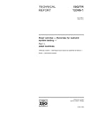 ISO/TR 12349-1:1999, Road vehicles -- Dummies for restraint system testing -- Part 1: Adult dummies