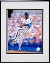 New York Mets Dwight Gooden Action Framed Photograph