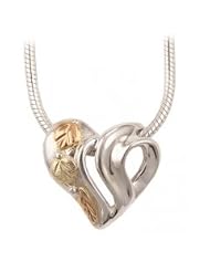 Black Hills Gold Necklace - Heart - Slider - 20 Snake