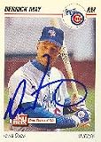 Derrick May, Iowa Cubs - Cubs Affiliate Autographed Card