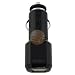 BLACK USB Car Charger Adapter w/ LED Light for Apple iPad 16GB / 32GB / 64GB