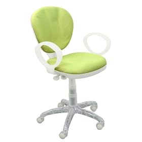 Children's Kid's Computer Office Chair with Arms, Lime Green by Everlast Furniture