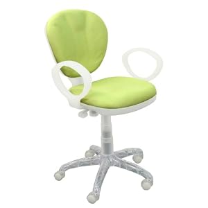 Click here to buy Children's Kid's Computer Office Chair with Arms, Lime Green by Everlast Furniture