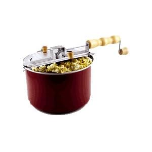 WHIRLEYPOP POPCORN POPPER-RED (WHITE PACKAGING)