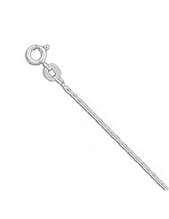 MMA Silver - 18 inch 035 Cable Chain Necklace