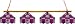 NCAA Kansas State Wildcats 4-Light Executive Game Table Lamp