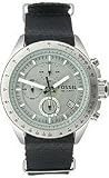 Fossil Decker Black Chronograph Field Strap Grey Dial Men's Watch #CH2596