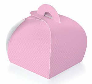Eddingtons Cupcake Boxes - Polka Dot - Pink & White - Holds 1