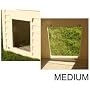 Medium Dog House Door Flap (Clear) (11.5"H x 14.5"W x 0.0625"D)