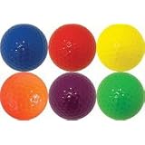 1 Dozen Colored Golf Balls - 2 each color - Quantity of 3